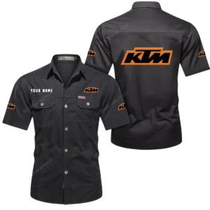Car Fans Gift Short Sleeved Shirt, Button Shirt All Over Print Gift For Car Owner, Custom Name CAR444052625801 - Black