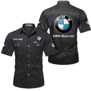 Luxury Car Fans Gift Short Sleeved Shirt, Button Shirt All Over Print Gift For Car Owner, Custom Name CAR444052625873 - Black