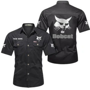 Car Fans Gift Short Sleeved Shirt, Button Shirt All Over Print Gift For Car Owner, Custom Name CAR444052625876 - Black