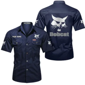 Car Fans Gift Short Sleeved Shirt, Button Shirt All Over Print Gift For Car Owner, Custom Name CAR444052625876 - Dark Blue