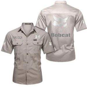 Car Fans Gift Short Sleeved Shirt, Button Shirt All Over Print Gift For Car Owner, Custom Name CAR444052625876 - Beige