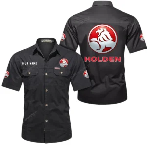 Car Fans Gift Short Sleeved Shirt, Button Shirt All Over Print Gift For Car Owner, Custom Name CAR444052625888 - Black