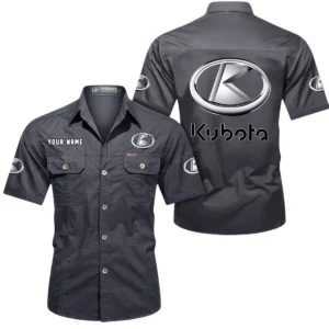 Car Fans Gift Short Sleeved Shirt, Button Shirt All Over Print Gift For Car Owner, Custom Name CAR444052625910 - Gray