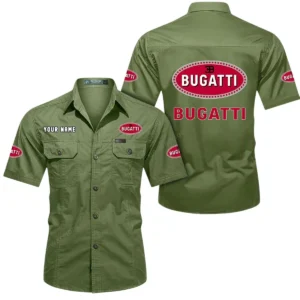 Car Fans Gift Short Sleeved Shirt, Button Shirt All Over Print Gift For Car Owner, Custom Name CAR444052625919 - Fruit Green