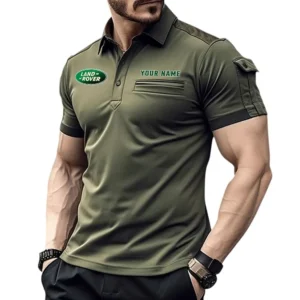 Truck Fans Gift Pocket Polo Shirt, Polo Shirt All Over Print For For Truck Owners, Custom Name CAR445060325048 - Green