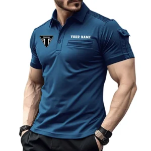 Car Fans Gift Pocket Polo Shirt, Polo Shirt All Over Print For For Car Owners, Custom Name CAR445060325056 - Navy Blue