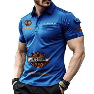 Car Fans Gift Pocket Polo Shirt, Polo Shirt All Over Print For For Car Owners, Custom Name CAR450051325334 - Blue