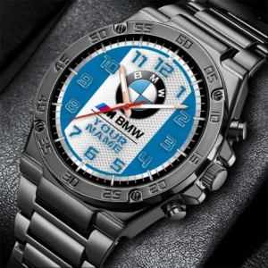 Luxury Car Fans Gift Hand Watch, Men Watch All Over Print For Luxury Car Owner, Custom Name CAR471282025