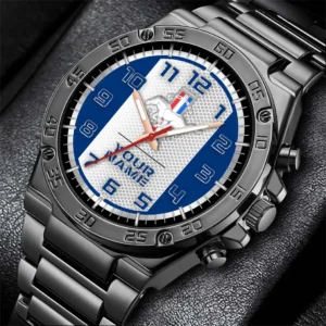 Sport Car Fans Gift Hand Watch, Men Watch All Over Print For Sport Car Owner, Custom Name CAR471282028
