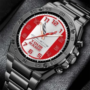 Car Fans Gift Hand Watch, Men Watch All Over Print For Car Owner, Custom Name CAR471282033