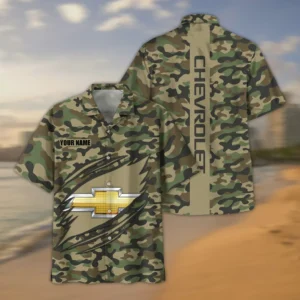 Car Fans Gift Hawaiian Shirt, Hawaiian Shirt Style Camo All Over Print For Car Enthusiasts CAR210040825694