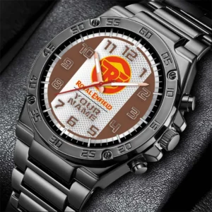 Car Fans Gift Hand Watch, Men Watch All Over Print For Car - Brown DCAR477282034