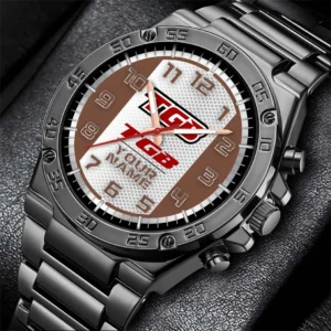 Fans Gift Hand Watch, Men Watch All Over Print For - Brown DCAR477282042