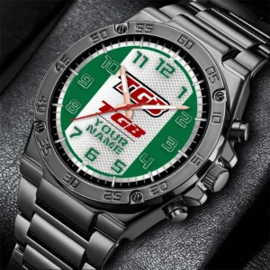 Fans Gift Hand Watch, Men Watch All Over Print For - Green DCAR477282042