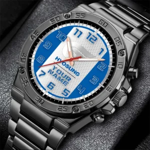 Car Fans Gift Hand Watch, Men Watch All Over Print For Car - Blue DCAR477282047