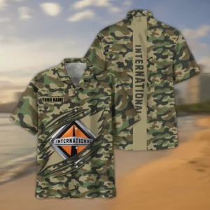 Truck Fans Gift Hawaiian Shirt, Hawaiian Shirt Style Camo All Over Print For Car Enthusiasts CAR210040825709