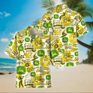 Tractor Fans Gift Hawaiian Shirt, Hawaiian Shirt All Over Print For Car Enthusiasts CAR04042025678