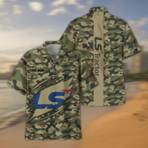 Tractor Fans Gift Hawaiian Shirt, Hawaiian Shirt Style Camo All Over Print For Car Enthusiasts CAR210040825718