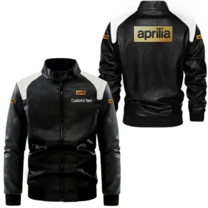 Car Fans Gift Leather Jacket, Black and White Leather Jacket For Car Enthusiasts CAR0801062035