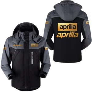 Car Fans Gift Outdoor Charging Suit, Hooded Fleece Long Jacket Exclusive Logo For Car Enthusiants, Custom Name HFLJ0112312077 - Black