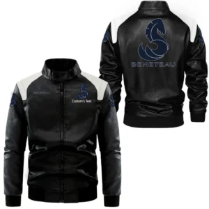 Boat Fans Gift Leather Jacket, Black and White Leather Jacket For Car Enthusiasts CAR0801062045