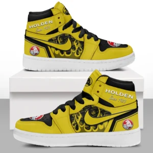 Car Enthusiasts Gift Air Jordan 1 High, Nike Sneaker All Over Print For Car Owners, Custom Name CAR311032125737 - Yellow