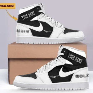 Car Fan Gift Air Jordan 1 High, Nike Sneaker All Over Print For Car Owners, Custom Name CAR317032225689 - White