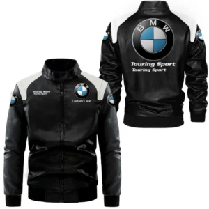 Luxury Car Fans Gift Leather Jacket, Black and White Leather Jacket For Car Enthusiasts CAR0801062065