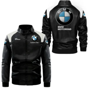 Luxury Car Fans Gift Leather Jacket, Black and White Leather Jacket For Car Enthusiasts CAR0801062058