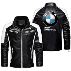 Luxury Car Fans Gift Men's PU Leather Jacket, Leather Jacket Custom Name For Auto Enthusiasts  CAR0401022060 - Black