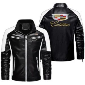 Classic Car Fans Gift Men's PU Leather Jacket, Leather Jacket Custom Name For Auto Enthusiasts  CAR0401022081 - Black