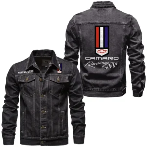 Car Fans Gift Denim Jacket, Denim Jacket All Over Print Gift For Car Enthusiasts CAR1901132067 - Black