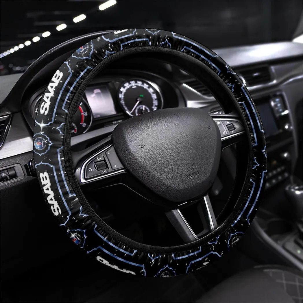 Car Automobile Fans Gift Steering Wheel Cover, Wheel Protector All Over Print Gift For Car Owner - Blue CAR55021425298