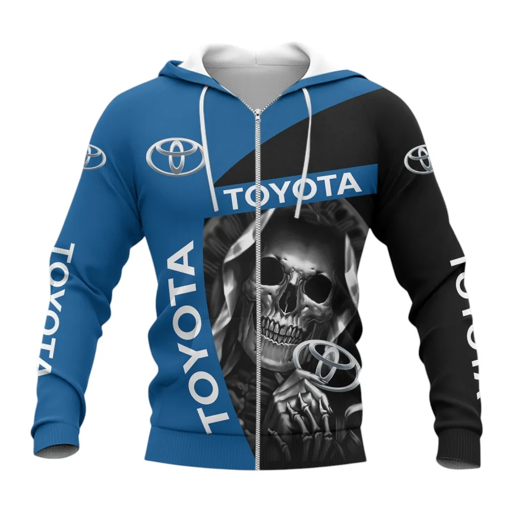 Car Blue Fans Gift Zipper Hoodie, Hoodie All Over Print For Car Blue Lovers CAR6702212520