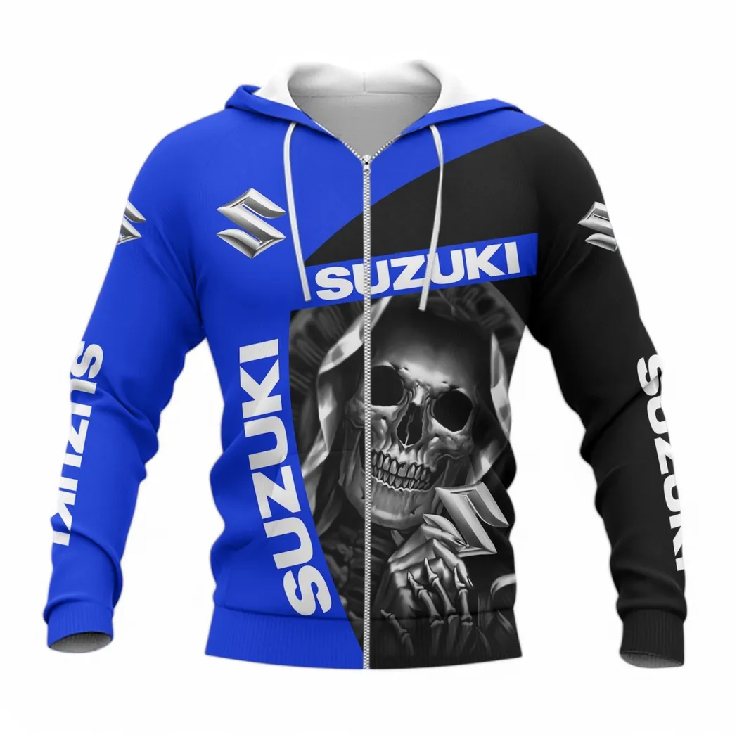 Car Blue Fans Gift Zipper Hoodie, Hoodie All Over Print For Car Blue Lovers CAR6702212573