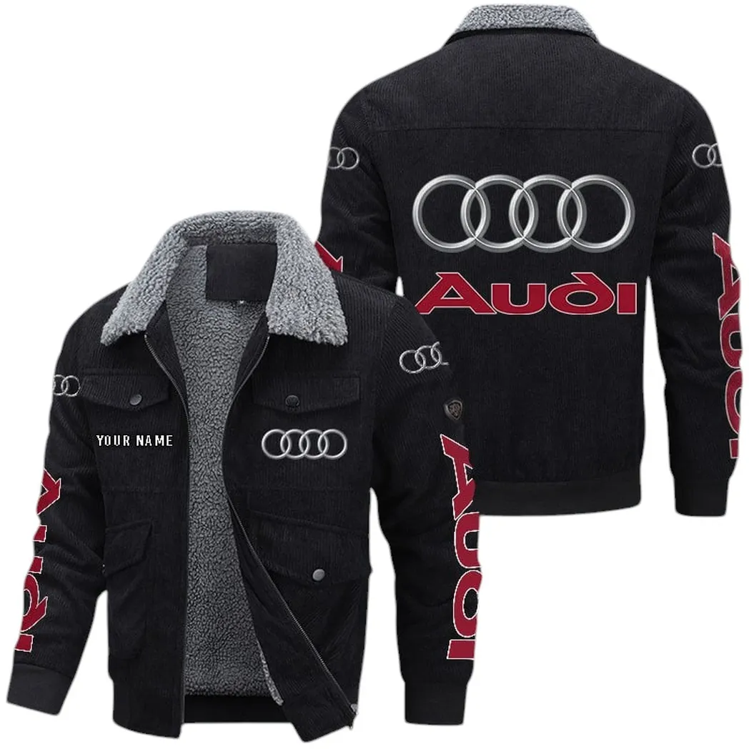 Car Fans Gift Corduroy Jacket, Jacket All Over Print Gift For Car Lovers CAR42022225561 - Black