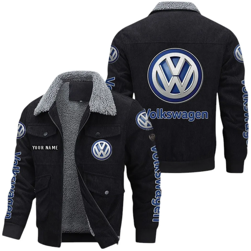 Car Fans Gift Corduroy Jacket, Jacket All Over Print Gift For Car Lovers CAR42022225562 - Black
