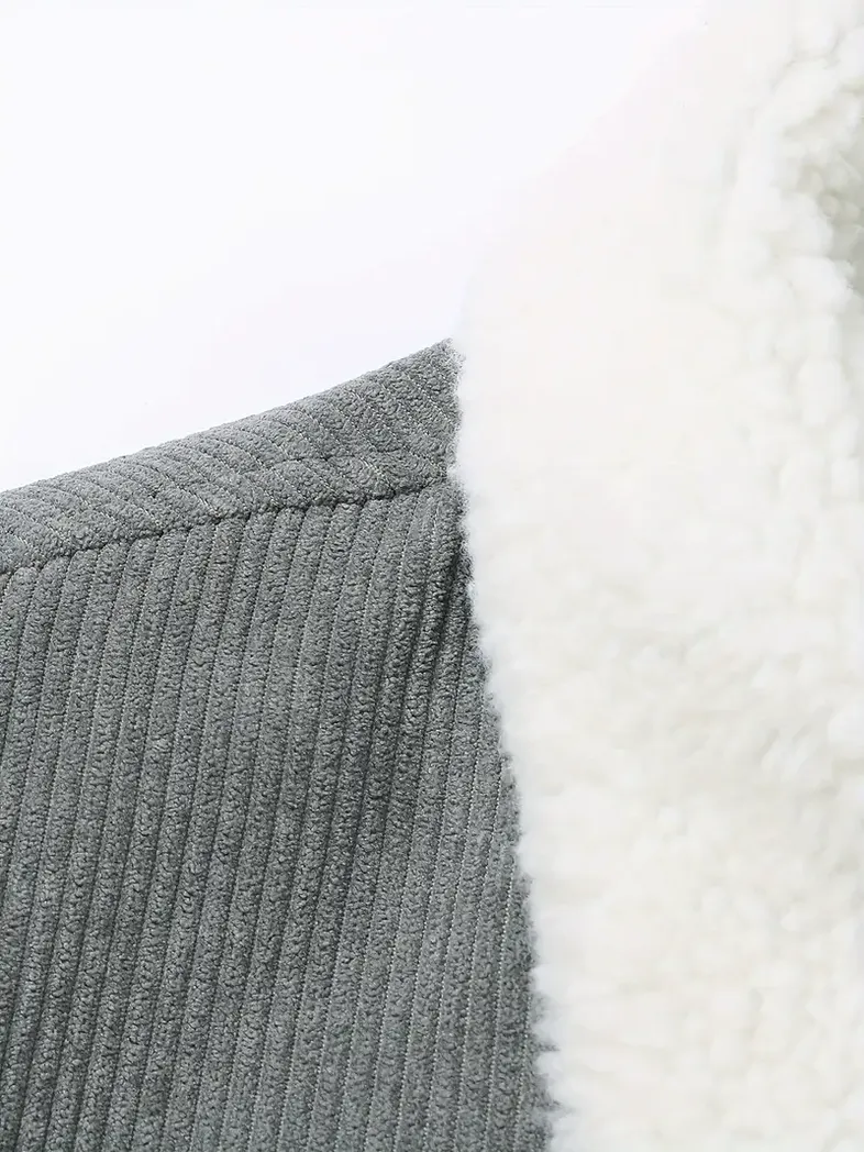 Car Fans Gift Corduroy Jacket, Jacket All Over Print Gift For Car Lovers CAR42022225564 - Gray