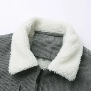 Car Fans Gift Corduroy Jacket, Jacket All Over Print Gift For Car Lovers CAR42022225564 - Gray