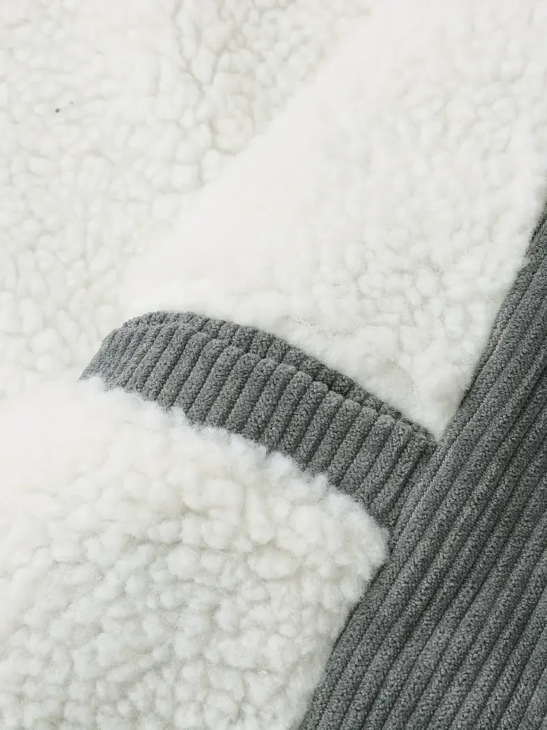 Car Fans Gift Corduroy Jacket, Jacket All Over Print Gift For Car Lovers CAR42022225564 - Gray