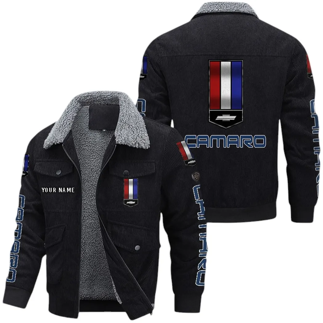 Car Fans Gift Corduroy Jacket, Jacket All Over Print Gift For Car Lovers CAR42022225570 - Black