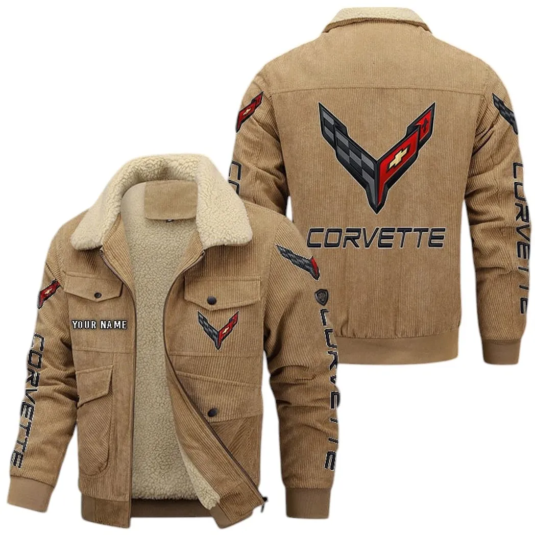 Car Fans Gift Corduroy Jacket, Jacket All Over Print Gift For Car Lovers CAR42022225616 - Khaki