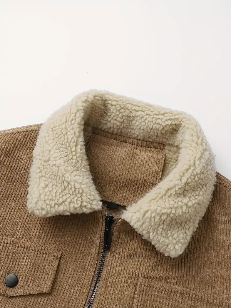 Car Fans Gift Corduroy Jacket, Jacket All Over Print Gift For Car Lovers CAR42022225637 - Khaki