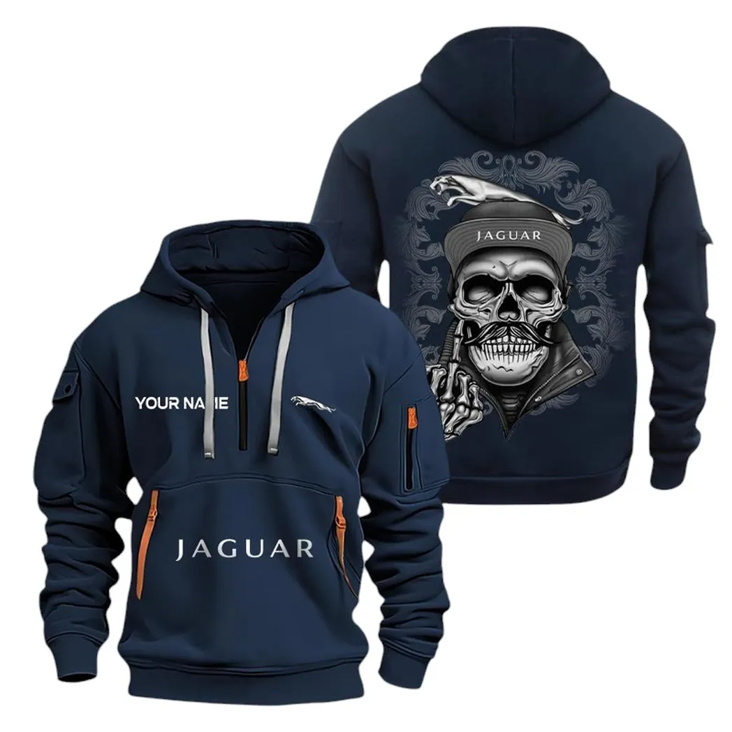 Car Fans Gift Hoodie Half Zipper, Hoodie All Over Print Gift For Car Fan CAR166022625134 - Navy