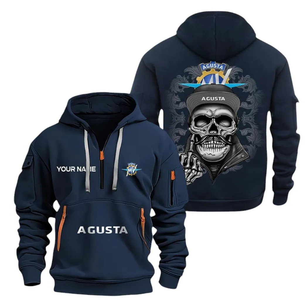Car Fans Gift Hoodie Half Zipper, Hoodie All Over Print Gift For Car Fan CAR166022625189 - Navy