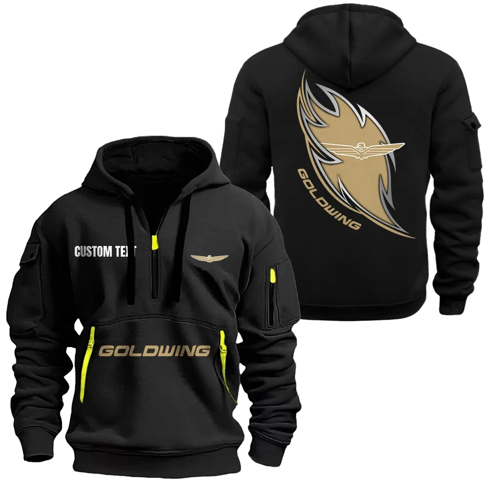 Car Fans Gift Hoodie Half Zipper, Hoodie All Over Print Gift For Car Lover CAR1701112090 - Black