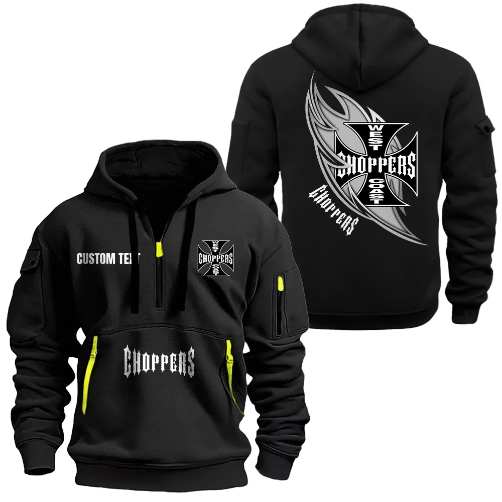 Car Fans Gift Hoodie Half Zipper, Hoodie All Over Print Gift For Car Lover CAR1701112211 - Black