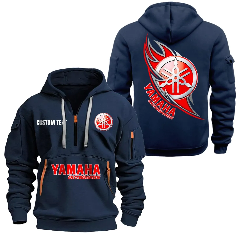 Car Fans Gift Hoodie Half Zipper, Hoodie All Over Print Gift For Car Lover CAR1701112214 - Navy