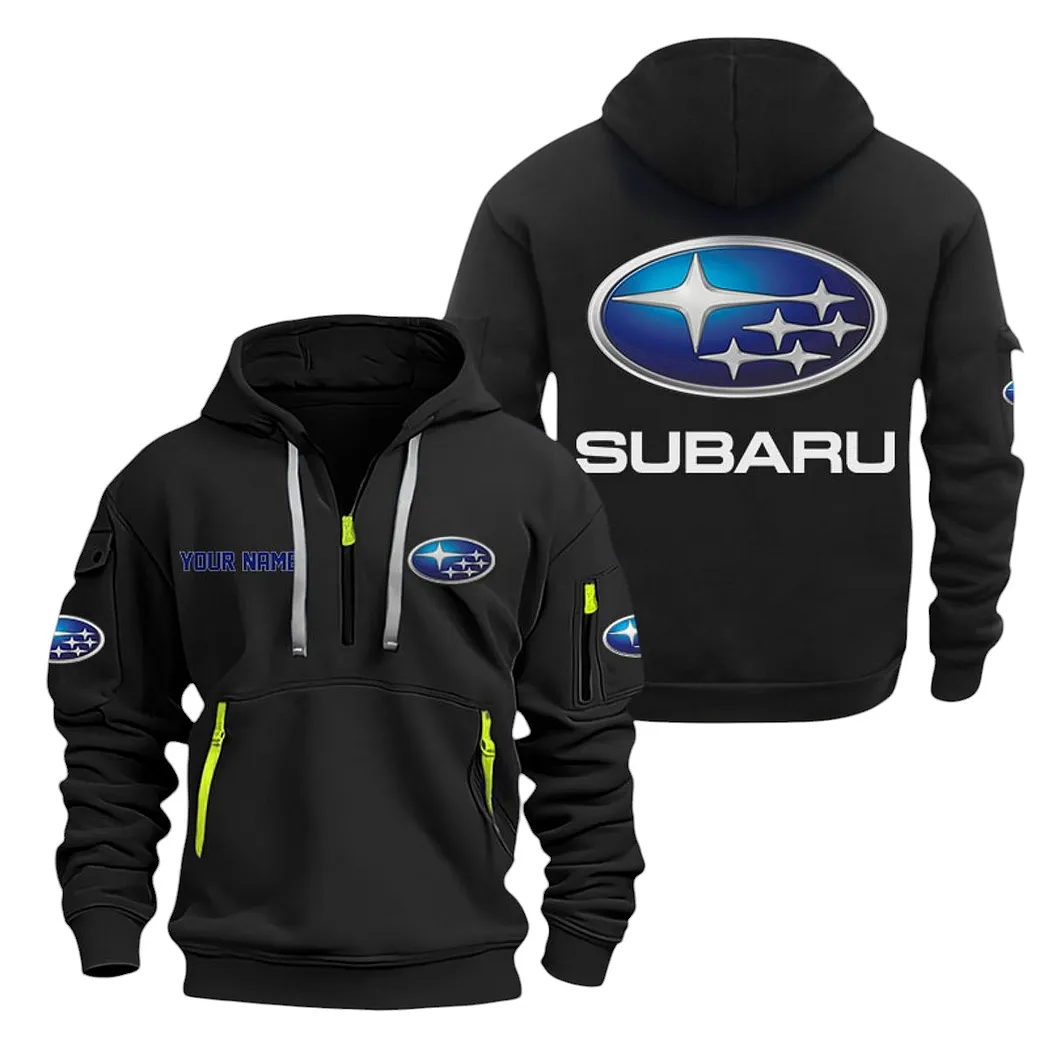 Car Fans Gift Hoodie Half Zipper, Hoodie All Over Print Gift For Car Lovers CAR20022125682 - Black