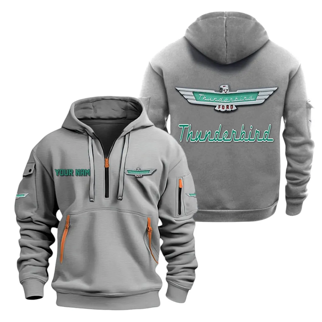Car Fans Gift Hoodie Half Zipper, Hoodie All Over Print Gift For Car Lovers CAR20022125751 - Gray